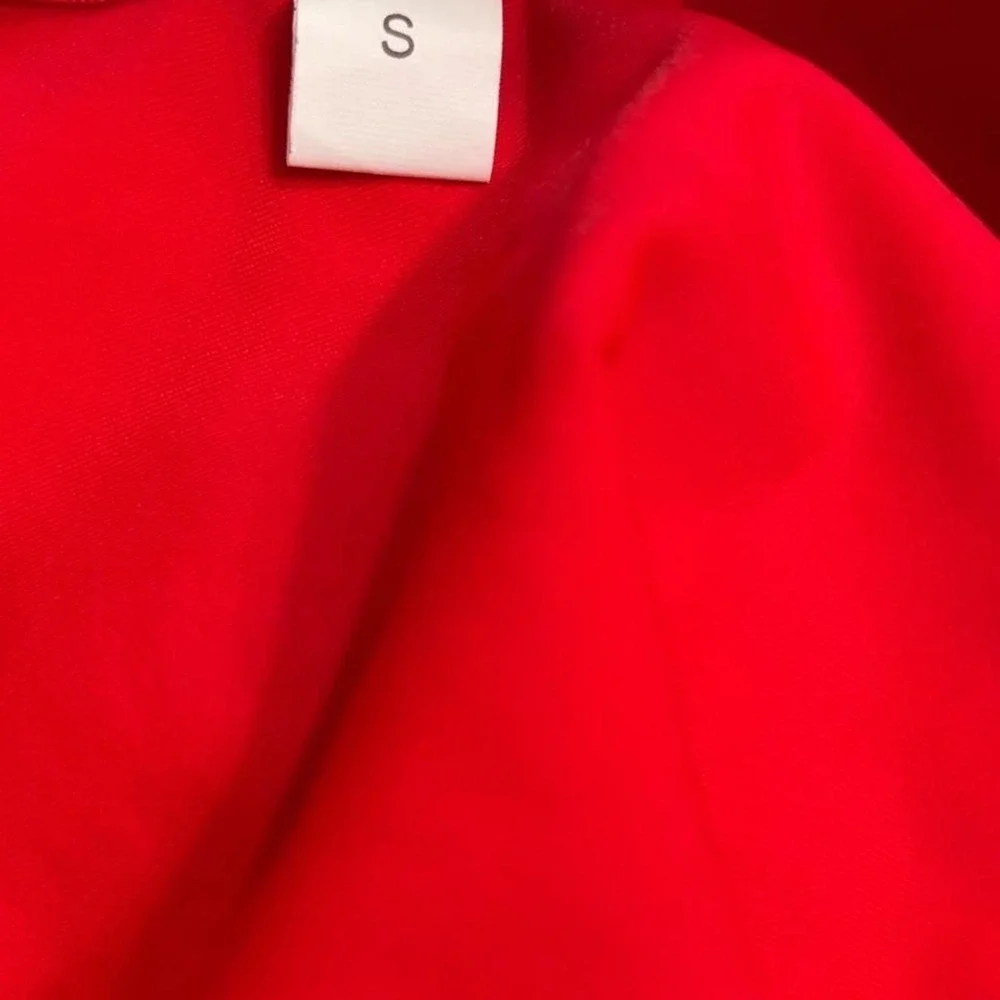 Red swimwear  cutout